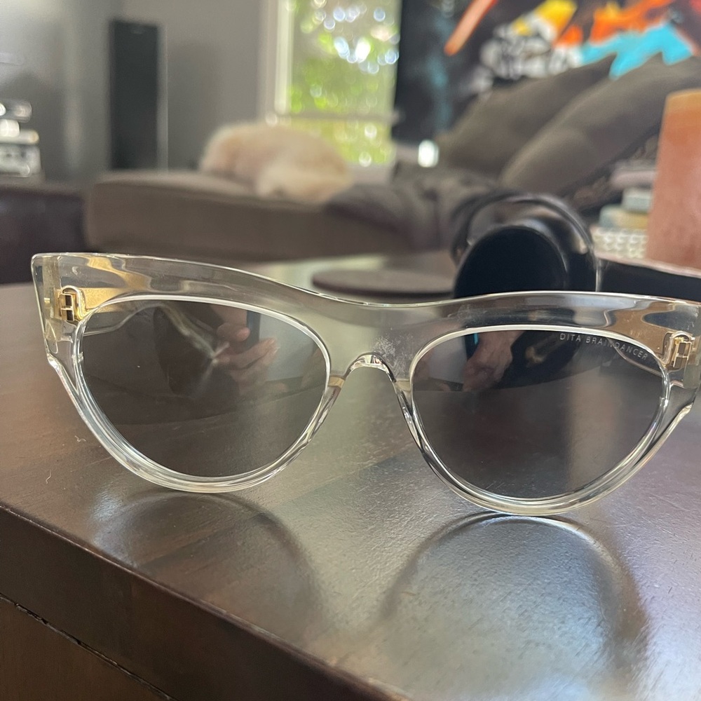 DITA Transparent Cat-Eye Glasses